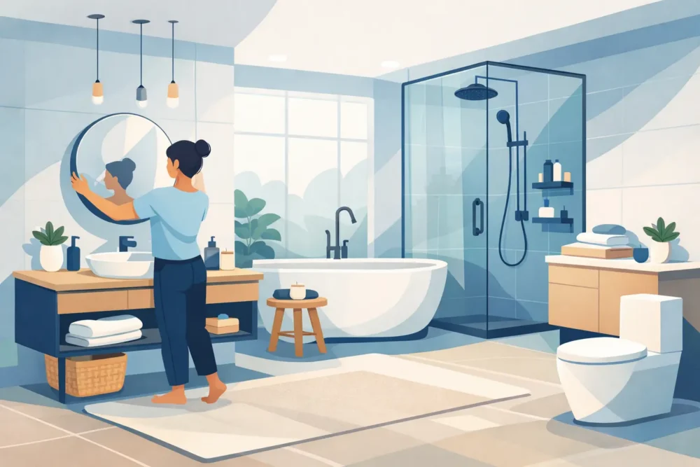 Custom Bathroom Design That Works Every Day