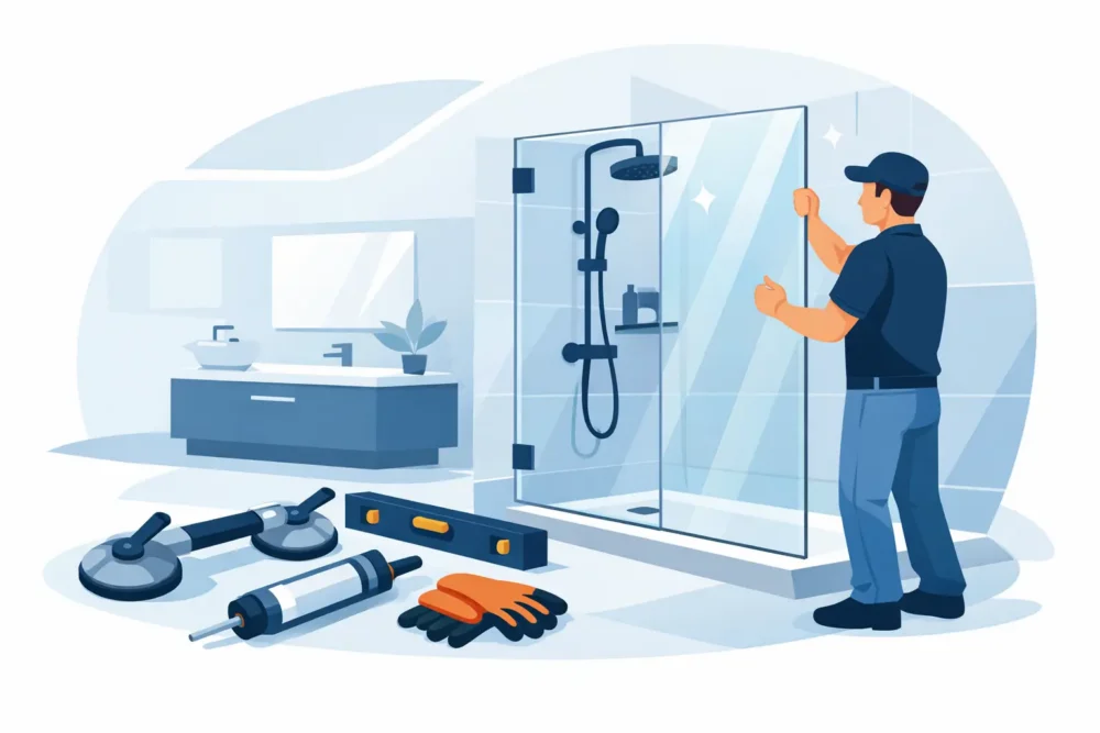 Frameless Shower Door Installation Done Right