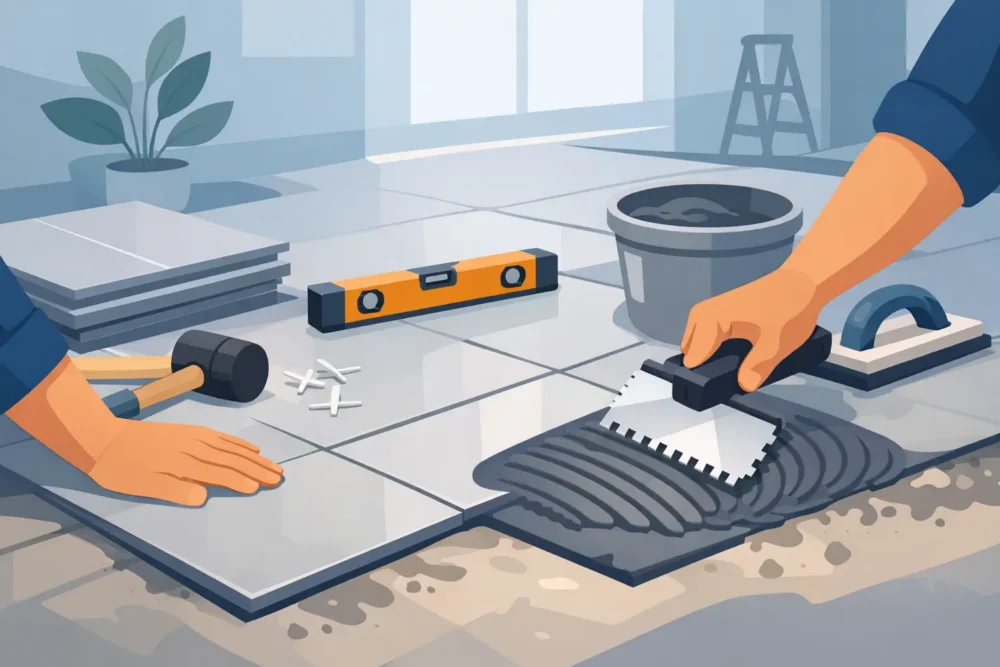 Porcelain Tile Floor Installation That Lasts