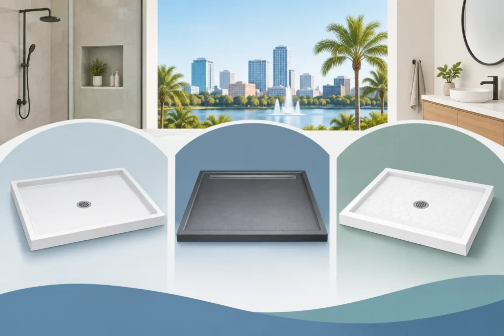 Shower Pan Comparison for Orlando Bathrooms
