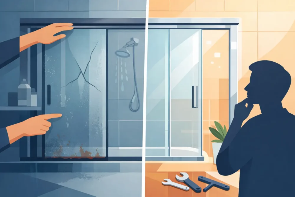 When Is Sliding Shower Door Replacement Worth It?