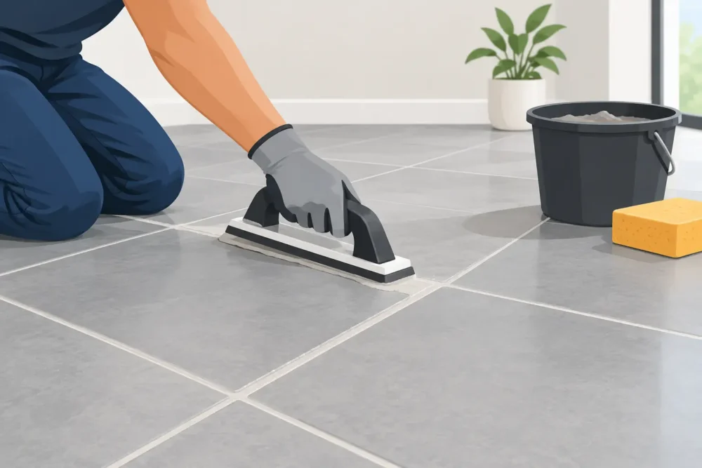 How to Grout Floor Tile for a Clean Finish